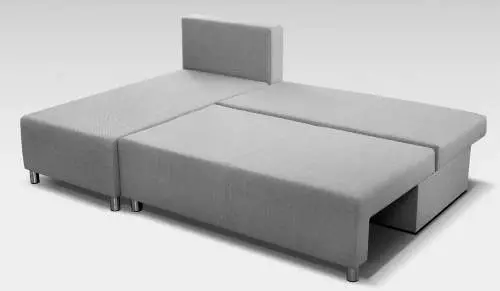 Luxusná plocha na spanie s rozmermi 130 x 200 cm po rozložení pohovky